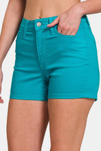 Load image into Gallery viewer, Zenana High Waist Denim Shorts