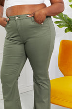 Load image into Gallery viewer, Zenana Clementine Full Size High-Rise Bootcut Jeans in Olive
